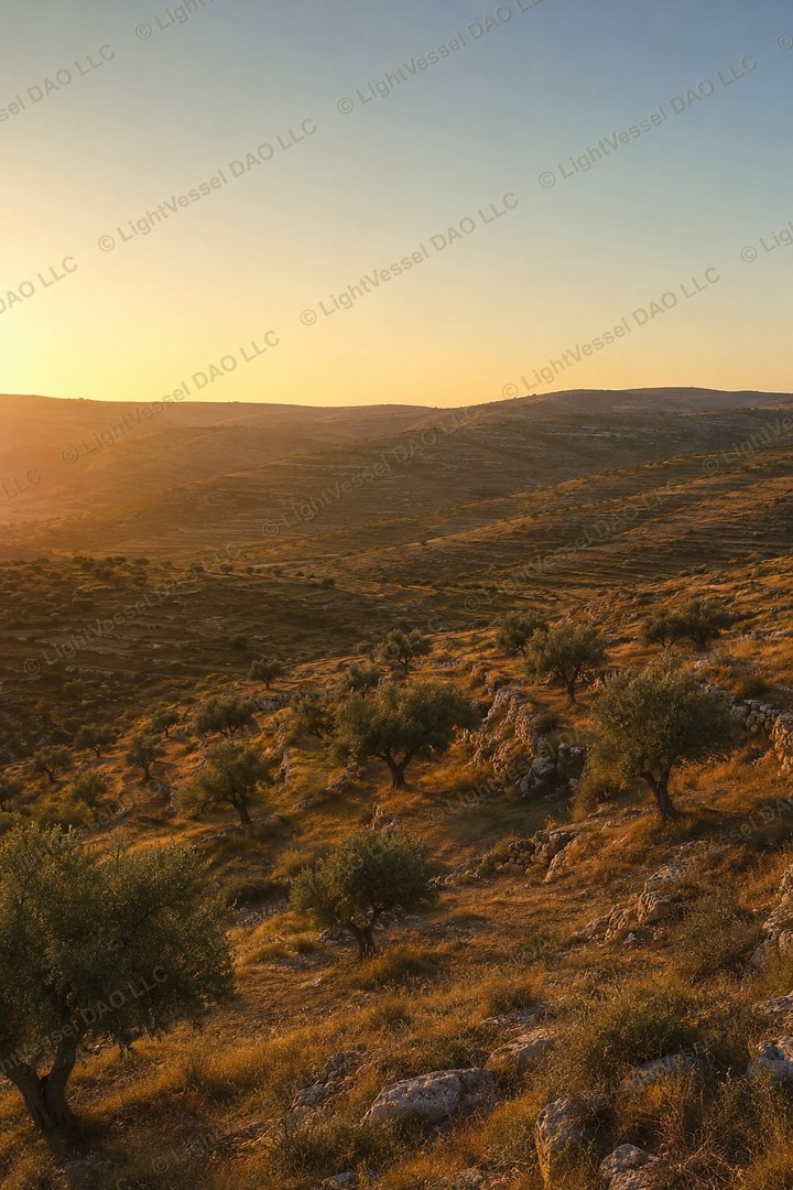 Your personal Psalm woven into the Judean dawn