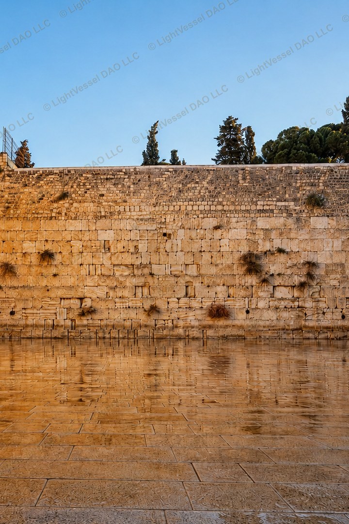 The complete Psalms woven into the Western Wall